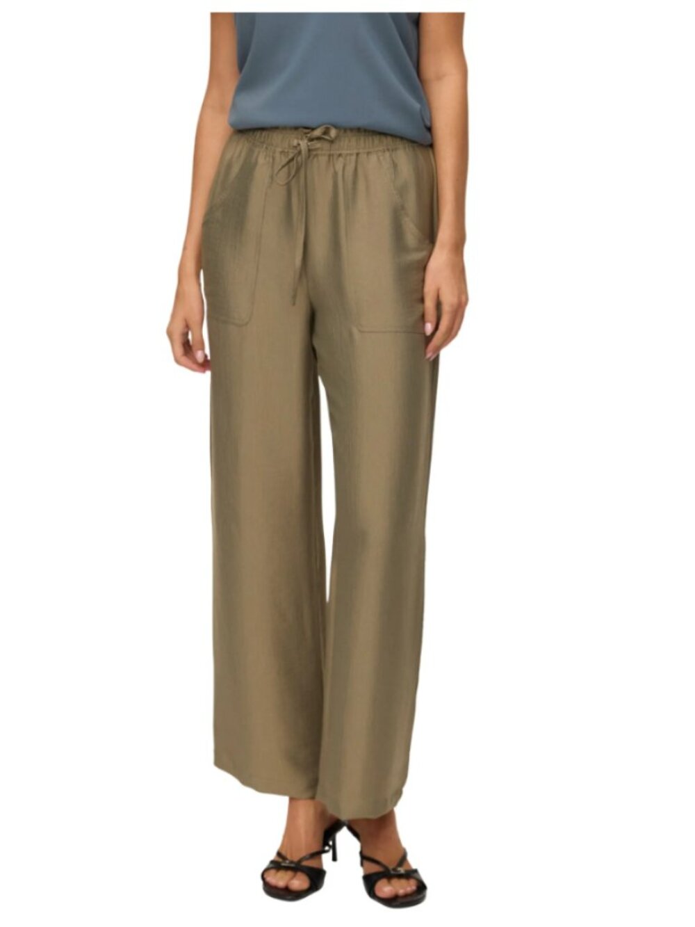 Vero Moda Toma Straight Leg Pants M Sage Green
